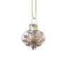 Kerstbal sneeuwvlok - goudkleurig